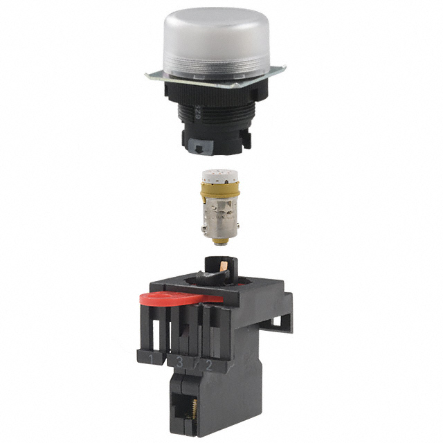 LED Panel Indicator White Diffused 24V 8mA